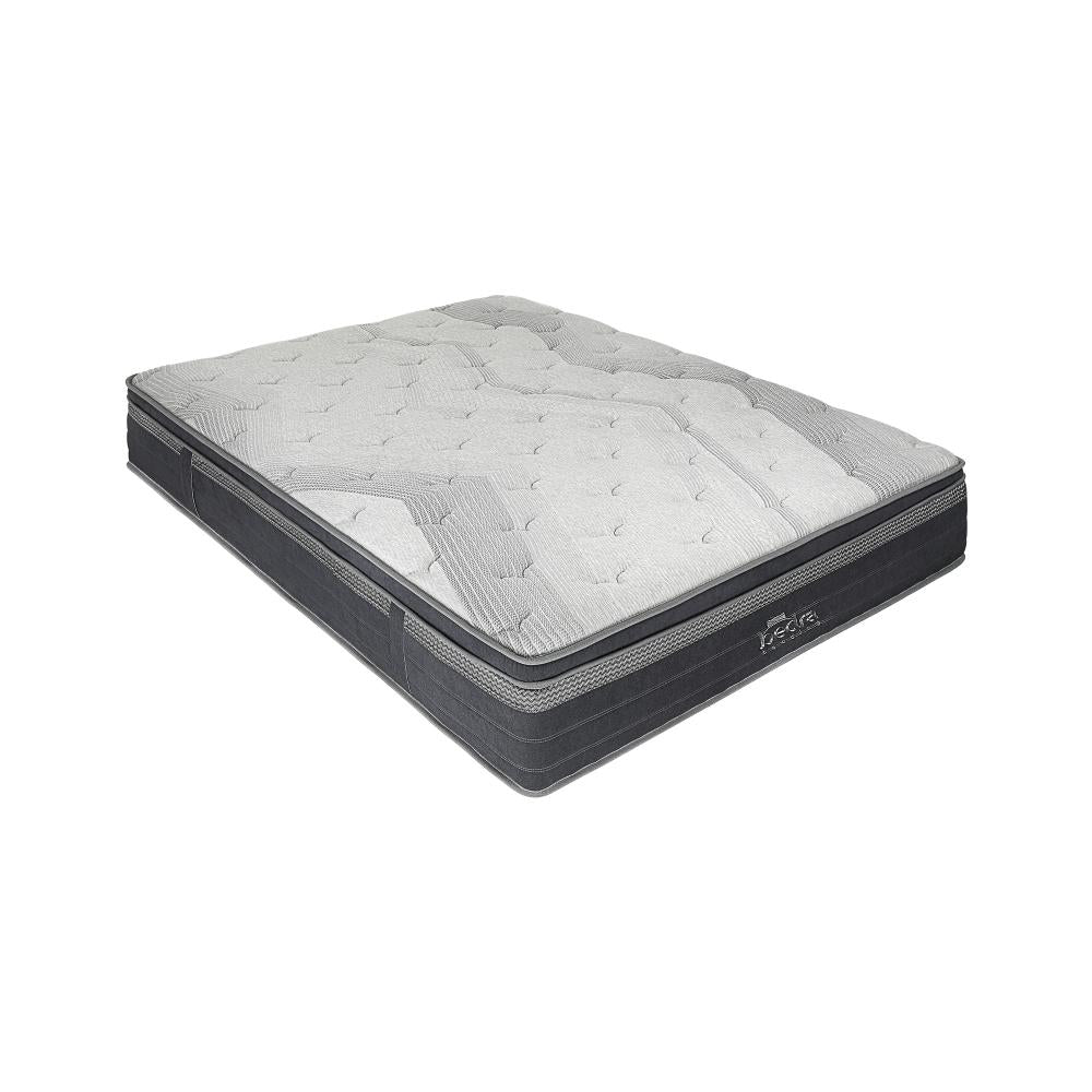 Simple Deals Double Mattress Breathable Spring Euro Top Natural Latex Foam 36cm 7 zone