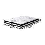H&L Double Mattress Breathable Luxury Bed Bonnell Spring Foam Medium 22cm