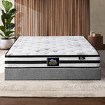 H&L 22cm Queen Mattress Breathable Luxury Bed Bonnell Foam Medium Firm