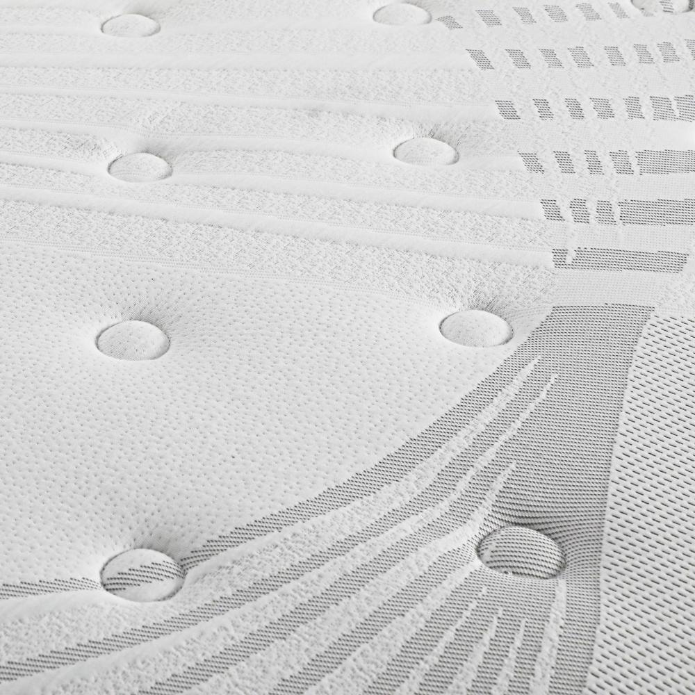 Simple Deals Single Mattress Bed Spring Mattress 4D Mesh Fabric Euro Top Medium 22cm