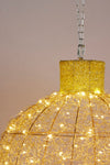 Christmas Display Bauble with Red/Gold Lights 50cm