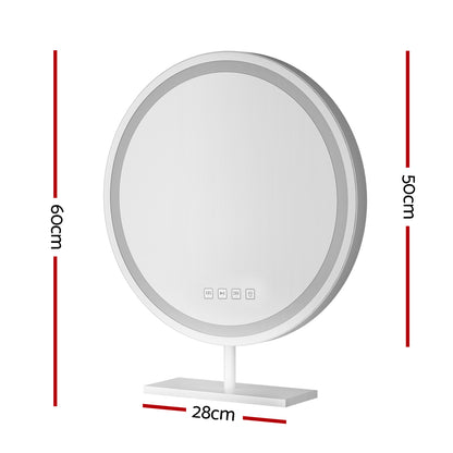 Makeup Mirror With Light Bluetooth Led Hollywood Vanity Mirrors 50Cm