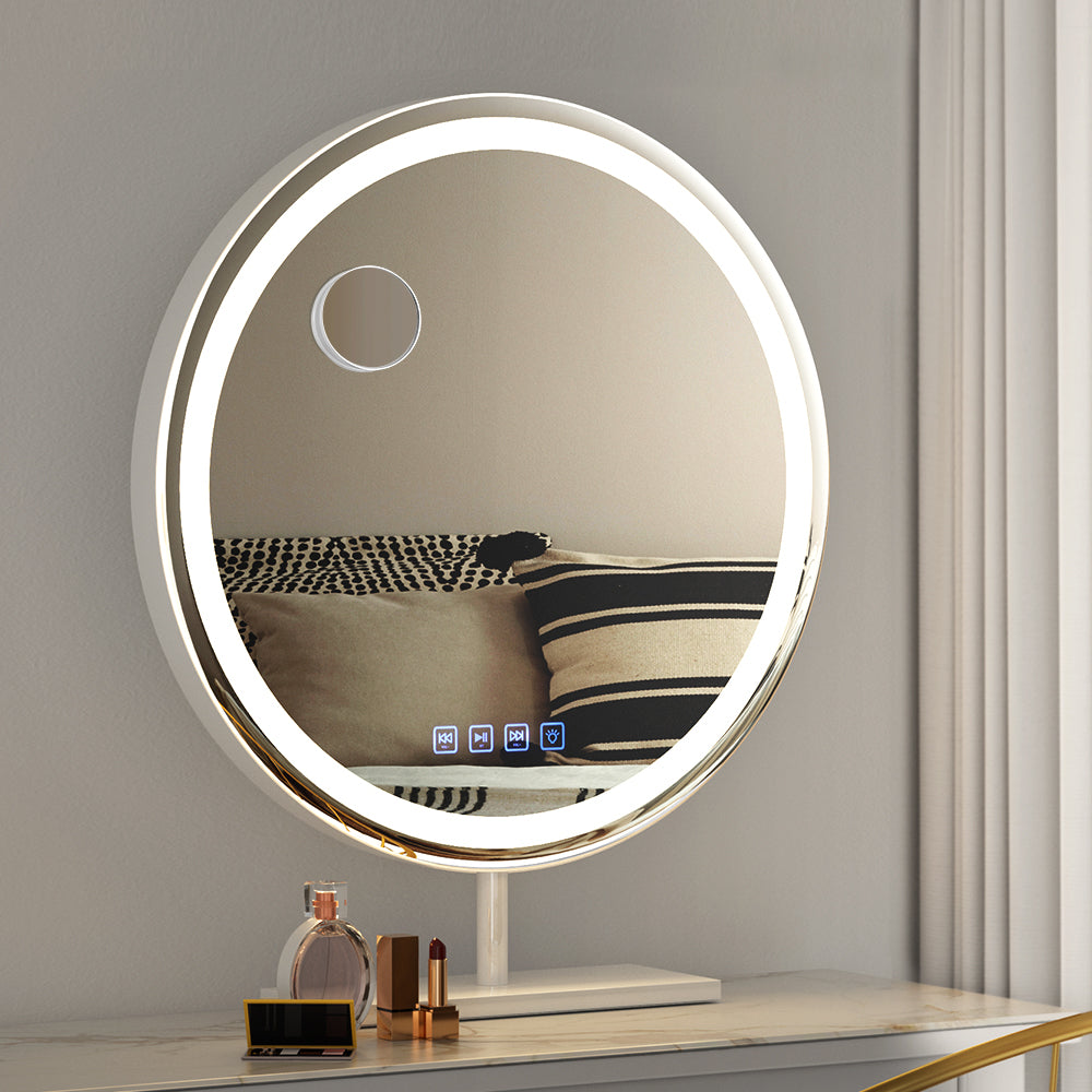 Makeup Mirror With Light Bluetooth Led Hollywood Vanity Mirrors 50Cm