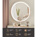 Makeup Mirror With Light Bluetooth Led Hollywood Vanity Mirrors 60Cm