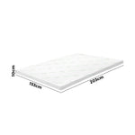 H&L Memory Foam Mattress Topper Bed Cool Gel Bamboo Cover Underlay Queen 10CM