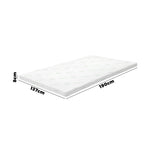 H&L Memory Foam Mattress Topper Cool Gel Bed Bamboo Cover 7-Zone 8CM Double