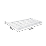 H&L Mattress Topper Microfibre Pillowtop Protector Underlay Pad Single