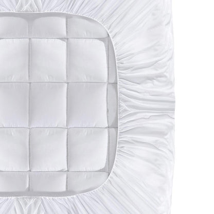 Simple Deals Mattress Topper Microfibre Pillowtop Protector Underlay Pad Single