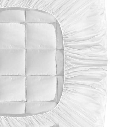Simple Deals Pillowtop Mattress Topper Bamboo Fibre Protector Mat Cover 1000GSM King