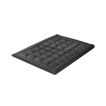 Simple Deals Mattress Protector Bamboo Charcoal Pillowtop Topper Underlay Cover Double