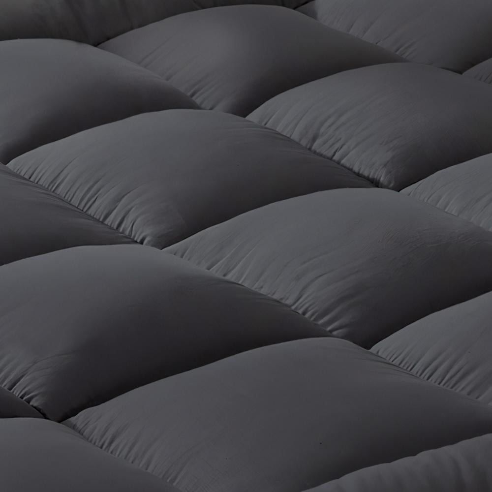 Simple Deals Mattress Protector Bamboo Charcoal Pillowtop Topper Underlay Cover Single