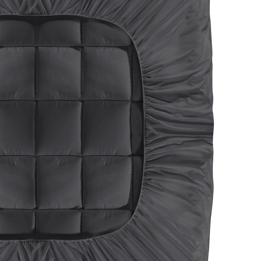 Simple Deals Mattress Protector Bamboo Charcoal Pillowtop Topper Underlay Cover Single