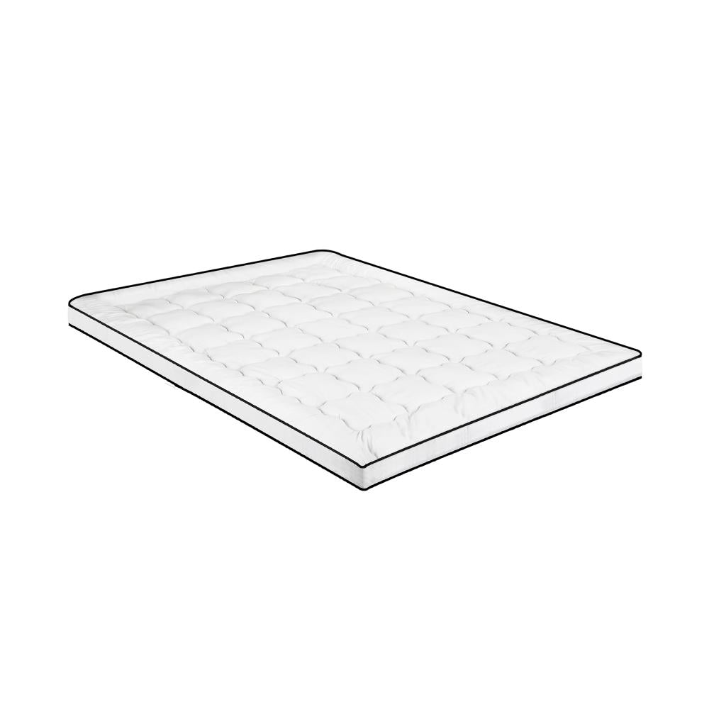 Simple Deals Pillowtop Mattress Topper Pad Microfibre Luxury Protector Cover Queen