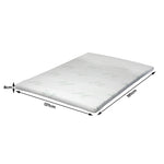 7-Zone Cool Gel Mattress Topper Memory Foam Removable Cover 8CM Double