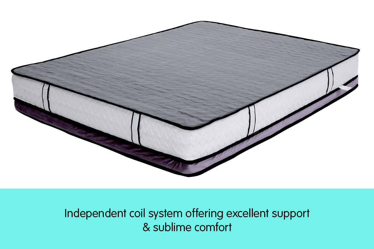 Laura Hill Euro Top Spring Pocket Mattress Queen - 30cm