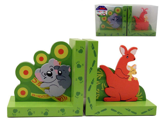 Koala and Kangaroo Bookend
