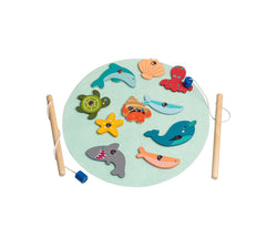Calm & Breezy Wooden Fishing Game