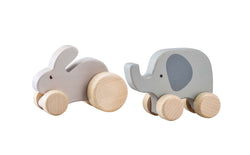 Calm & Breezy Wooden Rabbit Car