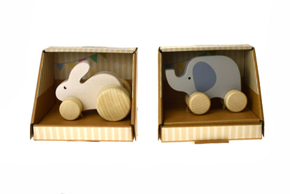 Calm & Breezy Wooden Elephant Car