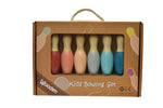 Wooden Bowling Set Bottom Coloured