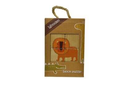 Wooden Block Puzzle Jungle Animal