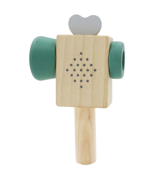 Wooden Video Recorder Prism Green