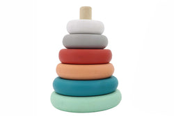 Calm & Breezy Stacking Tower Maroon