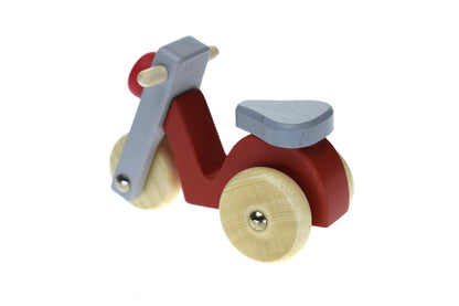Retro Motorcycle Red