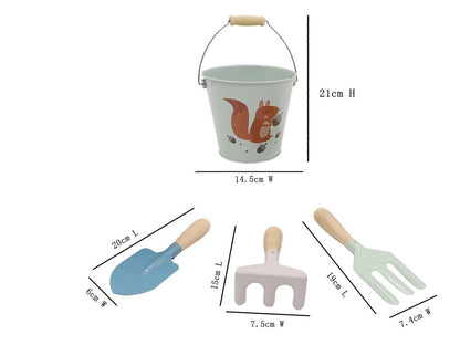 Kids Garden Tool 4Pcs Set Blue