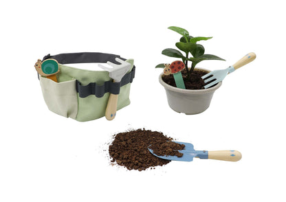 Calm & Breezy Kids Garden Tool Belt Blue
