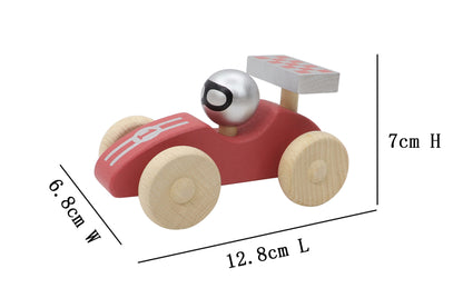 Retro Md Racing Car Red