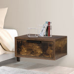 Wall Mounted Bedside Tables & Nightstand  With Drawers Cabinet