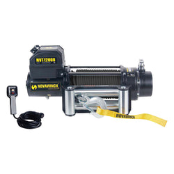 12v electric winch synthetic rope
