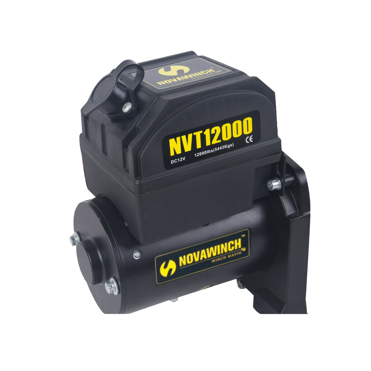 12v electric winch synthetic rope