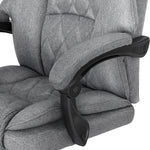 Executive Office Chair Leather Recliner Espresso
