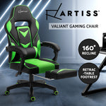 Office Chair Computer Desk Gaming Chair Study Home Work Recliner Black Green