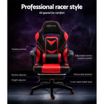 Office Chair Computer Desk Gaming Chair Study Home Work Recliner Black Red