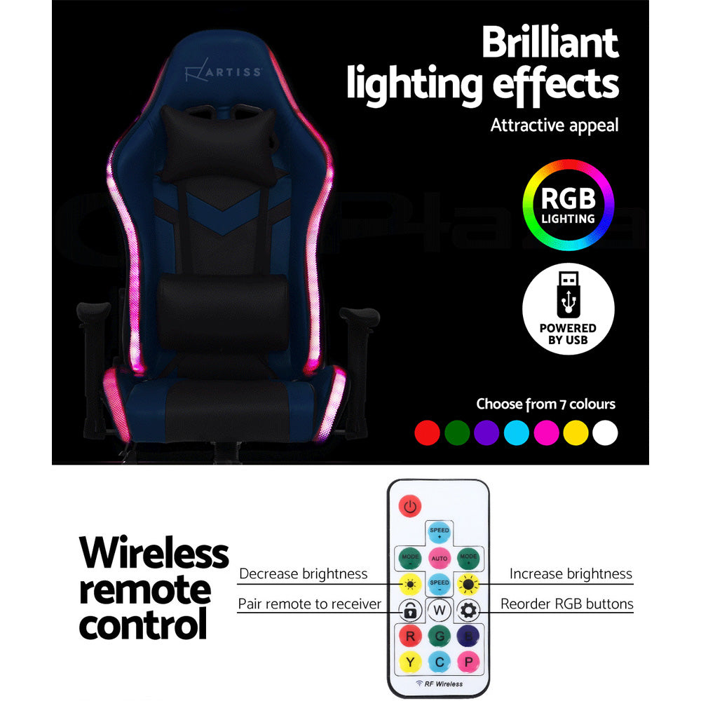 Gaming Office Chair RGB LED Lights