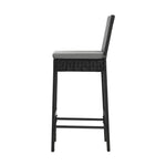 Outdoor Rattan Bar Stools Patio Dinning Chairs Cafe Garden Furniture 2X