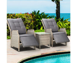 Outdoor Sun lounge Wicker Sofa