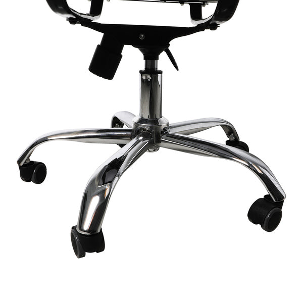 Gaming Chairs PU Mat Seat Mid-Back Computer Black 
