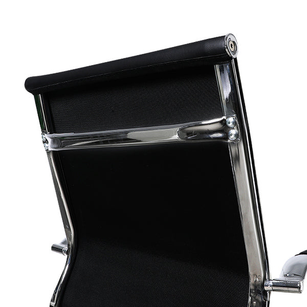 Gaming Chairs PU Mat Seat Mid-Back Computer Black 
