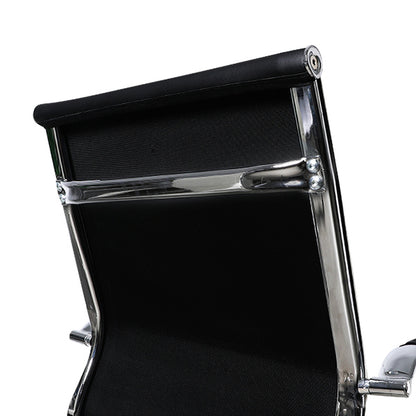 Gaming Chairs PU Mat Seat Mid-Back Computer Black 
