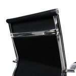 Gaming Chairs PU Mat Seat Mid-Back Computer Black
