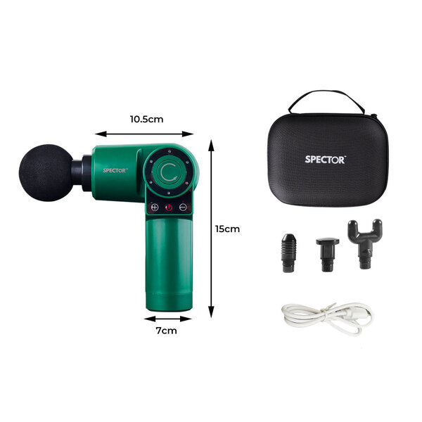 90� Rotatable massage gun-Green 
