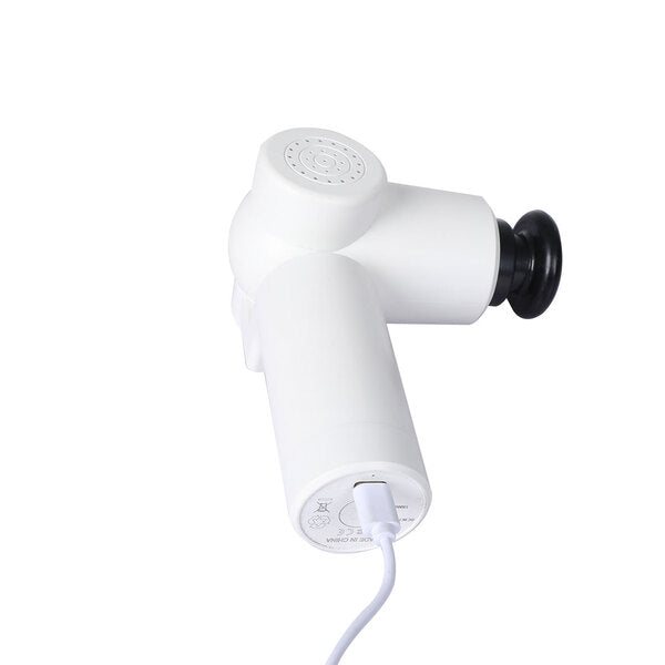 90� Rotatable massage gun-White