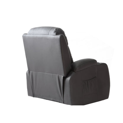Recliner Massage Lift Chair PU Leather Lounge Sofa Armchair Heated