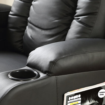 Recliner Massage Lift Chair PU Leather Lounge Sofa Armchair Heated