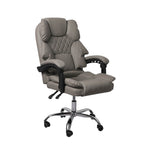 Gaming Chair PU Leather Office Computer Seat Recliner Brown