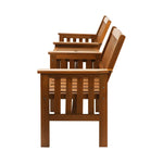Wooden Garden Bench Chair & Table Loveseat Outdoor Furniture Patio